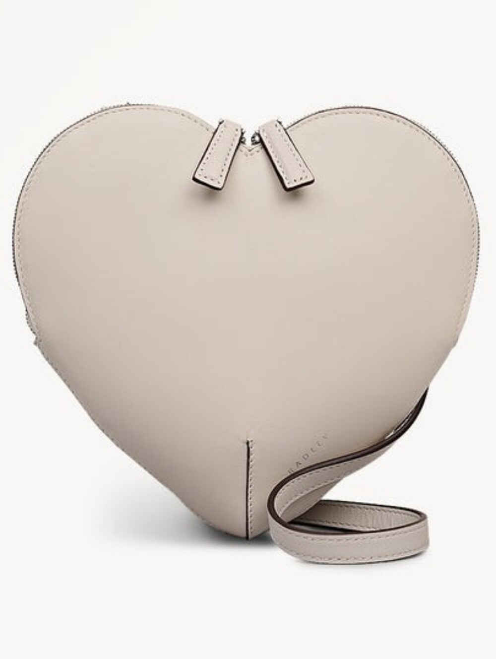 Radley London Heart Street Medium Leather Crossbody Bag NWT Open White / Cream